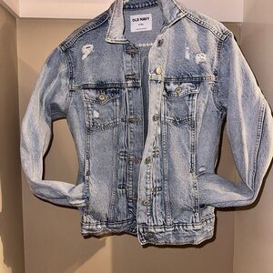 Old Navy Women's Distressed Denim Jacket